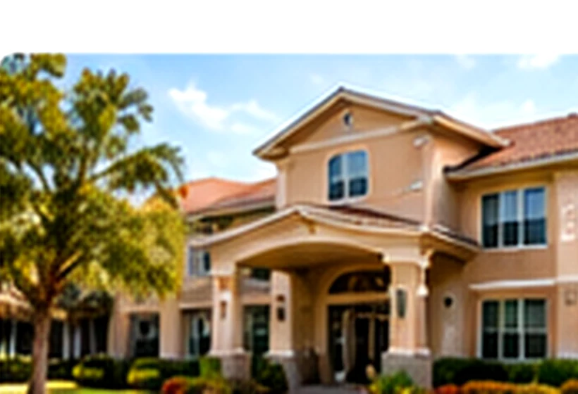 Long-term care and assisted-living facility exterior